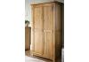 Real Solid Oak Woburn Bedroom Furniture - 2 Door Wardrobe 6